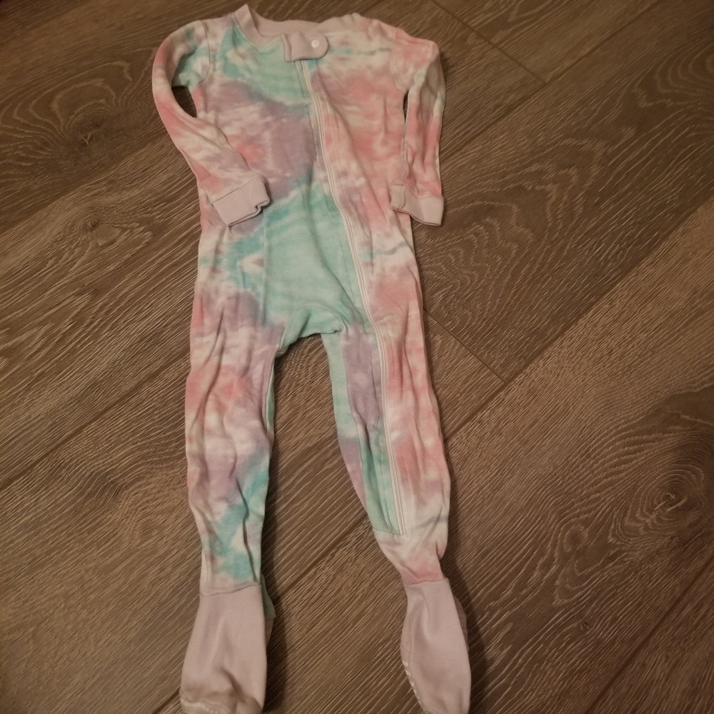 NWOTS Girls tie dye footies